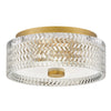 Elle LED Flush Mount in Heritage Brass