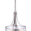 Elliot Five Light Pendant in Brushed Polished Nickel