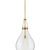 Eloise LED Pendant in Lacquered Brass