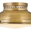 Emery LED Foyer Pendant in Heritage Brass