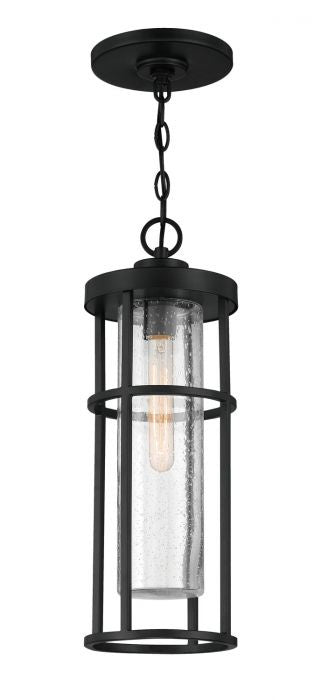 Encompass One Light Outdoor Pendant in Midnight