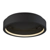 ET2 iCorona WiZ LED Flush Mount in Black E35101-BK