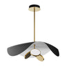 ET2 Carmen LED Pendant 32"W 10.75"H E24968-WTBKGLD