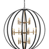 Euclid LED Chandelier in Spanish Bronze