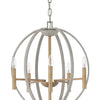 Euclid LED Foyer Pendant in Cement Gray