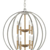 Euclid LED Foyer Pendant in Cement Gray