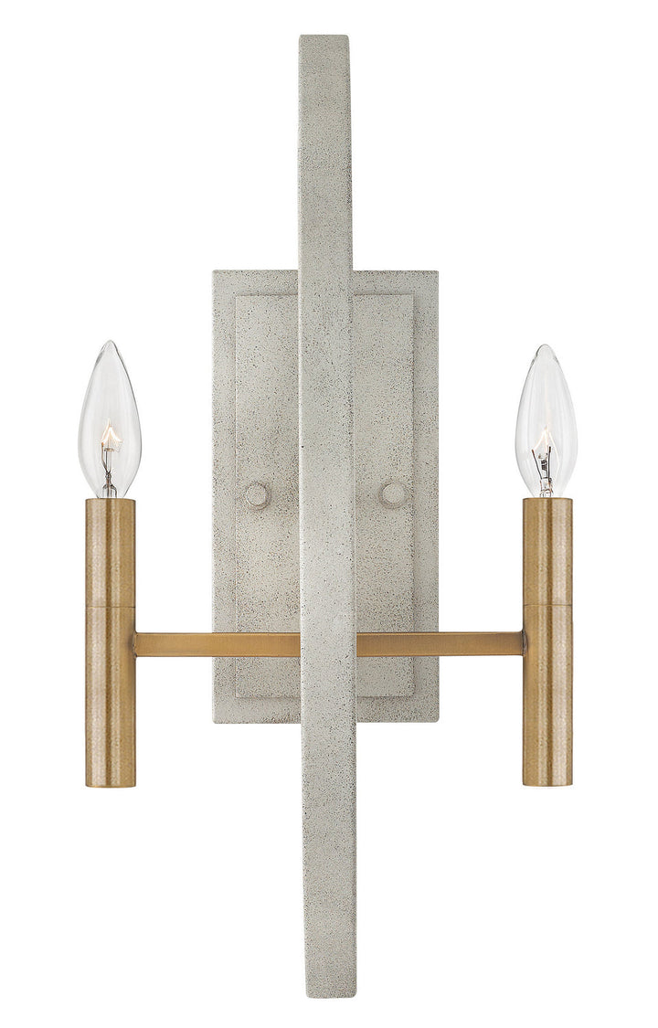 Euclid LED Wall Sconce in Cement Gray