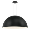 Eurofase Laverton Five Light Pendant in Black/White