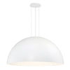 Eurofase Laverton Five Light Pendant in White/White