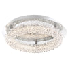 Eurofase LED Flush Mount in Chrome, 15"W x 5"H
