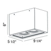 Eurofase LED Flush Mount, 5.5" Wide, 9.25" Long