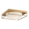 Eurofase LED Flushount in Soft Gold, 15"W x 4"H
