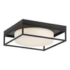 Eurofase Rover LED Flushount in Black, 12" Wide