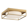 Eurofase Rover LED Flushount in Gold, 12" Wide