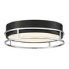Eurofase LED Flushount in Chrome, 13.25"W x 4"H