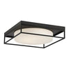 Eurofase Rover LED Flushount in Black, 15" Wide