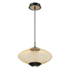 Eurofase Park LED Pendant in Black 14.25"W 37106-010