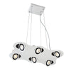 Eurofase Vision LED Pendant in White/Black 29484-010