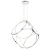 Eurofase Glenview LED Pendant in Chrome 34"W 37104-016