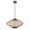 Eurofase Park LED Pendant in Black 21.5"W 37107-017