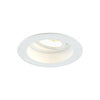 Eurofase One Light Gimbal, White, 3.88"W x 4.13"H