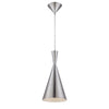 Eurofase Bronx One Light Pendant in Brushed Nickel
