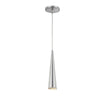 Eurofase Sliver One Light Pendant in Satin Nickel