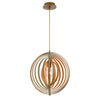 Eurofase Abruzzo One Light Pendant, 17.25" Wide