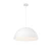 Eurofase Laverton One Light Pendant in White/White