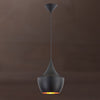Eurofase One Light Pendant in Black, 9.5" Wide