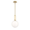 Eurofase Prospect One Light Pendant, 18.75" High