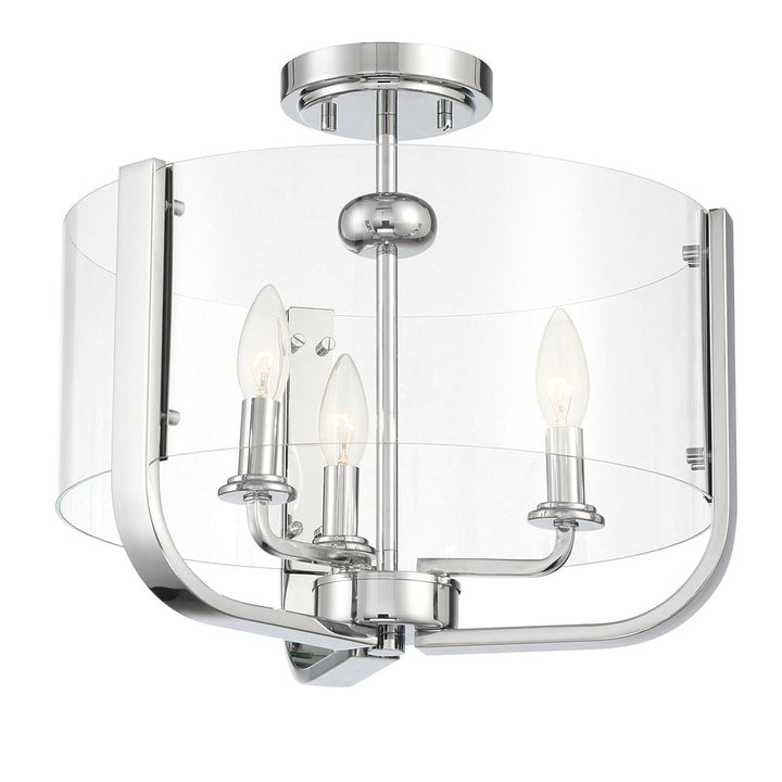 Eurofase Three Light Semi Flush Mount