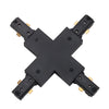 Eurofase Track Lighting X Connector in Black 1550-01