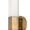 Facet LED Bath in Heritage Brass