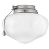 Fan Light Kit in Brushed Nickel
