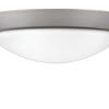 Fan Light Kit in Satin Steel