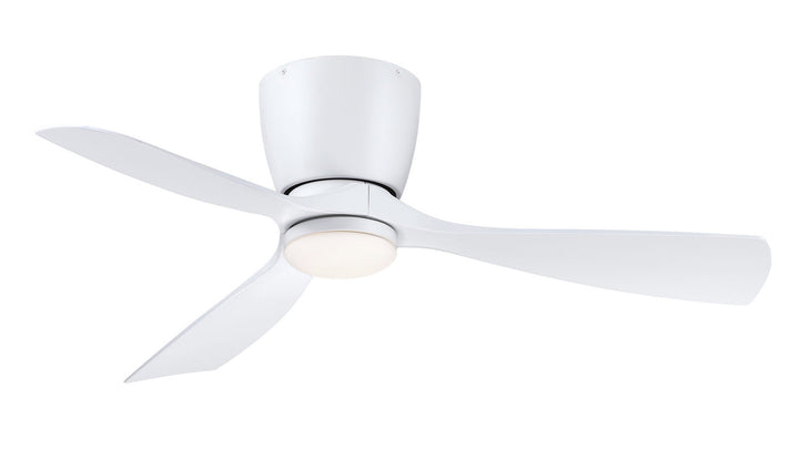 Fanimation Klinch 44" Flushmount Indoor/Outdoor Ceiling Fan with 18W LED Light and Remote Control