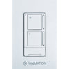 Fanimation Kwad 2 wire Fan with Light Wall Remote WR501WH