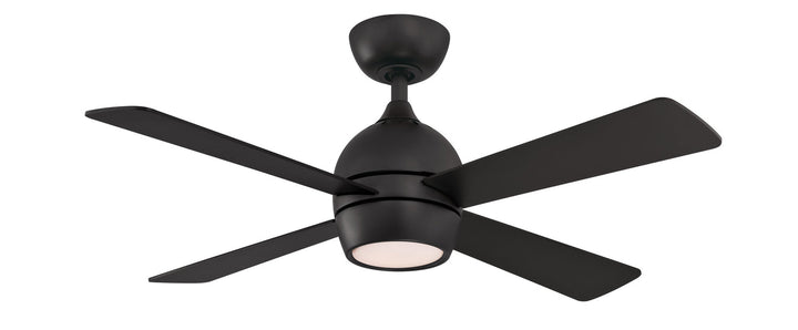 Fanimation Kwad 44" AC Motor Ceiling Fan with 18W LED Light and Remote Control