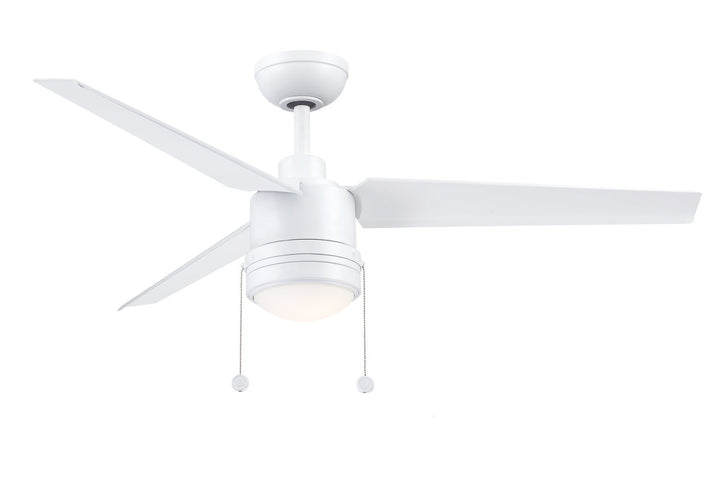 Fanimation PC/DC 52" Pull Chain Outdoor Ceiling Fan with 18W LED Light