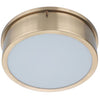 Fenn LED Flushmount in Satin Brass