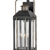 Fitzgerald LED Outdoor Lantern in Textured Black