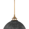 Fletcher LED Pendant in Aged Zinc