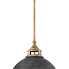 Fletcher LED Pendant in Aged Zinc