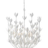 Flora LED Chandelier in Textured Plaster