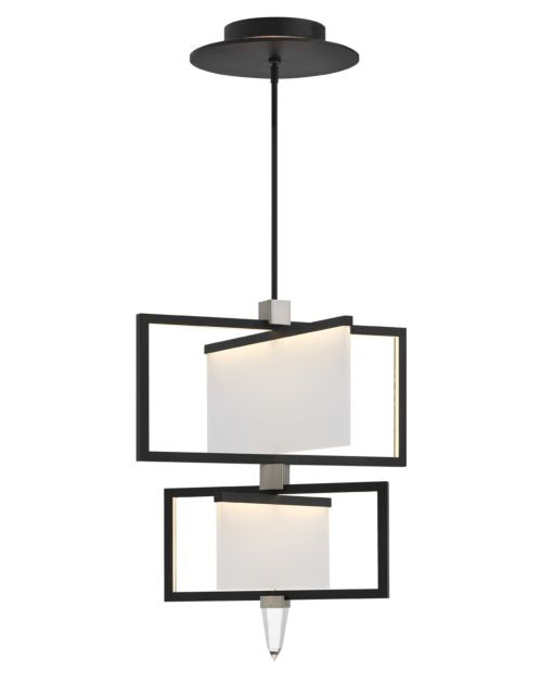 Folio LED Chandelier in Black