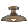 Forge LED Flush Mount in Burnished Bronze