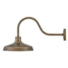 Forge LED Wall Mount Lantern in Burnished Bronze