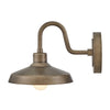 Forge LED Wall Mount Lantern in Burnished Bronze