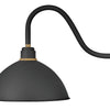 Foundry Dome LED Outdoor Lantern in Textured Black